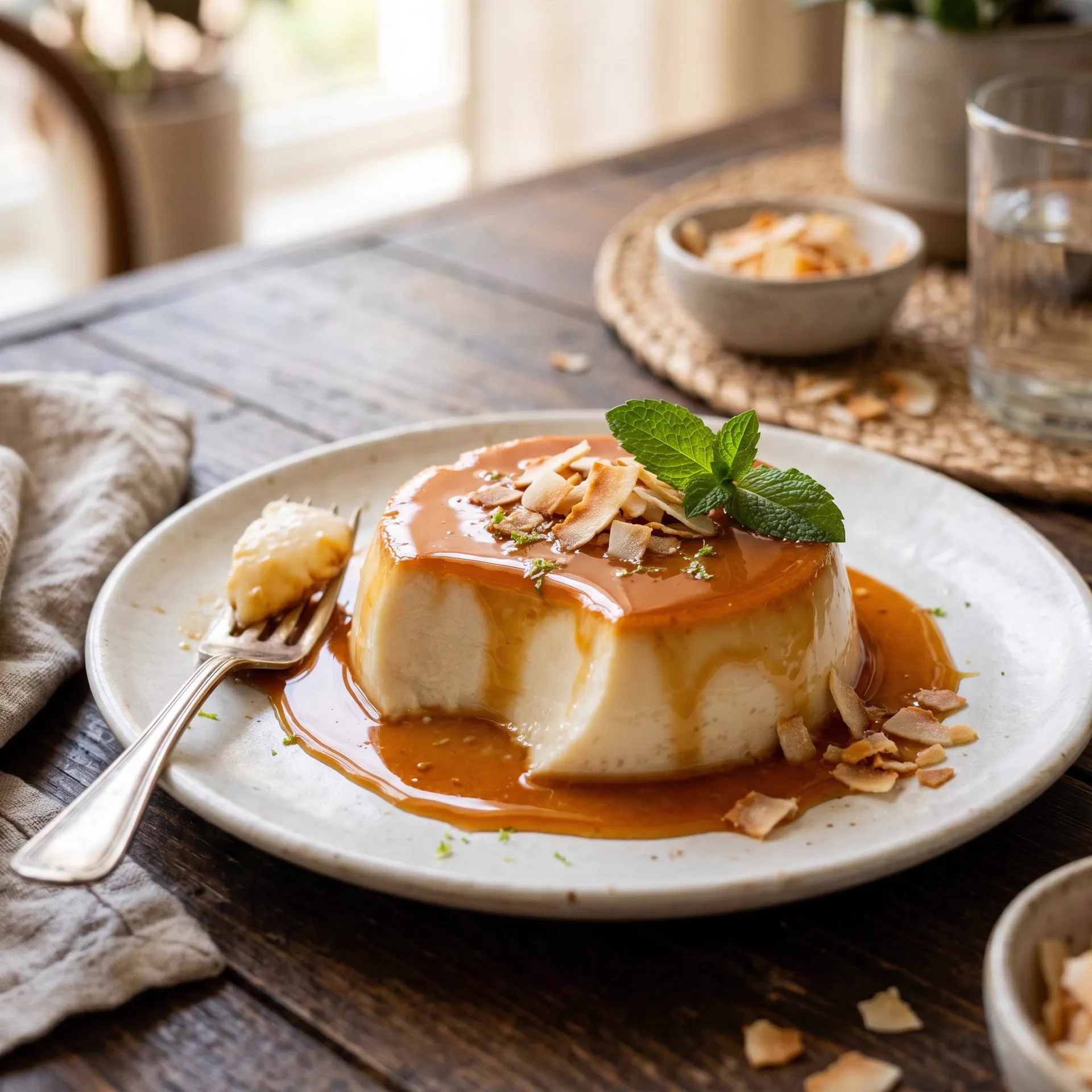 Flan coco antillais